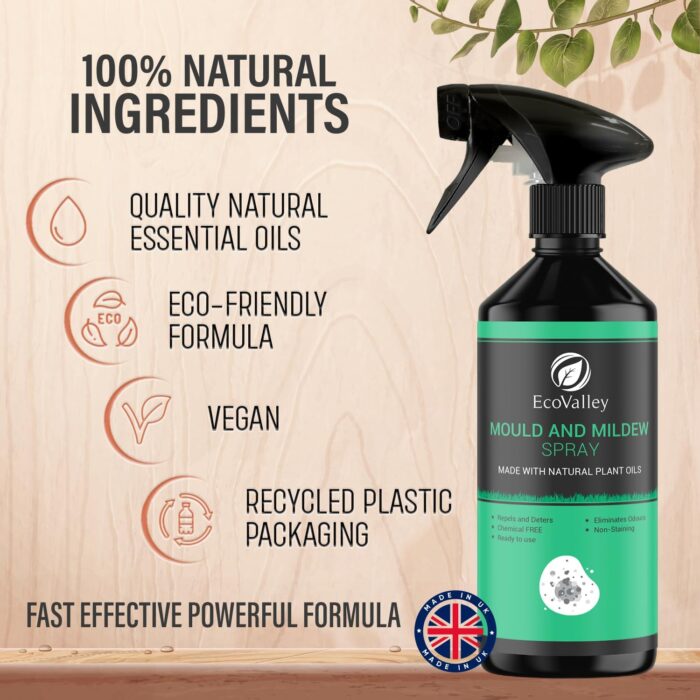 EcoValley Natural Black Mould And Mildew Remover Spray