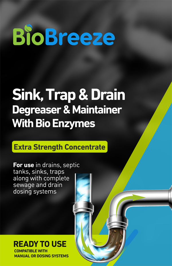 BioBreeze – Sing, Trap & Drain – Degreaser & Maintainer