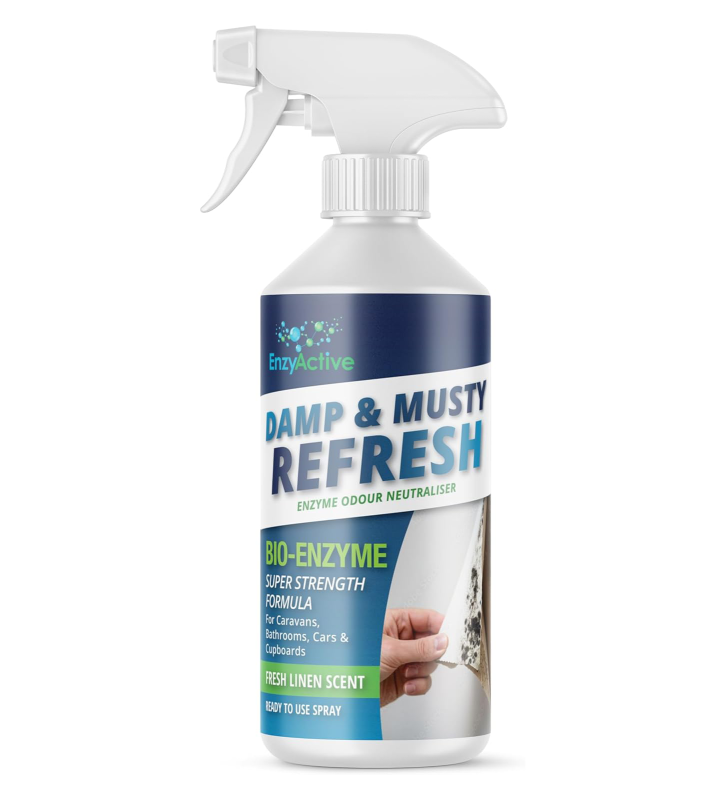 EnzyActive damp & musty odour neutraliser spray 500ml fresh linen scent