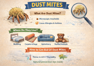How to get rid of dust mites naturally from mattresses and bedding