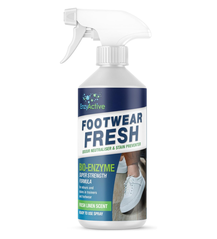 Shoe ReFresh Odour Neutraliser Spray 500ml Linen Fresh enzyme shoe deodoriser